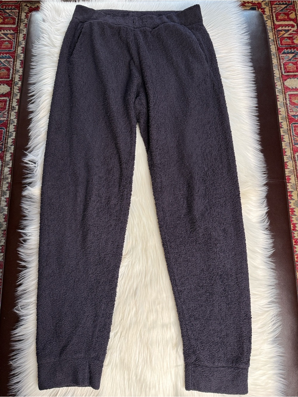 Uniqlo Black Soft Fuzzy Lounge Pants